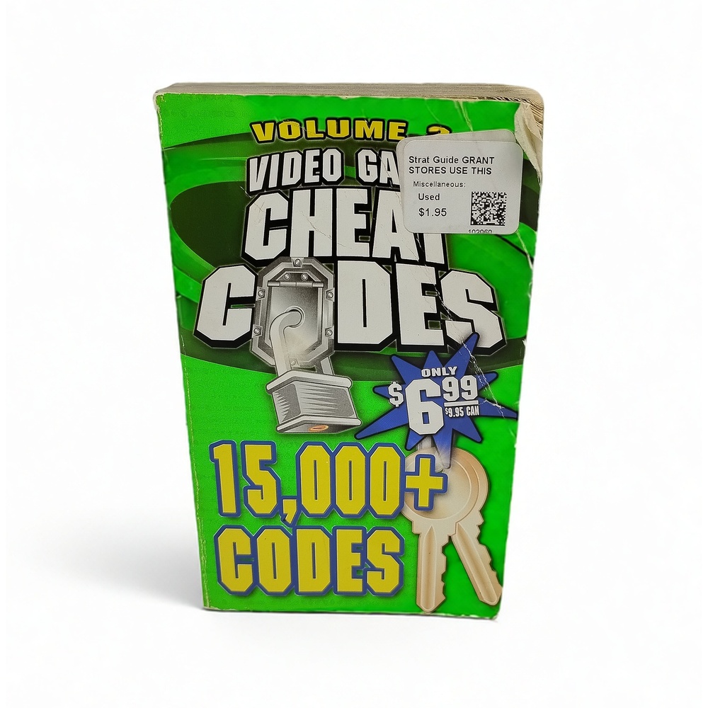 2006 Prima Games Video Game Cheat Codes Volume 2 Strategy Guide Book
